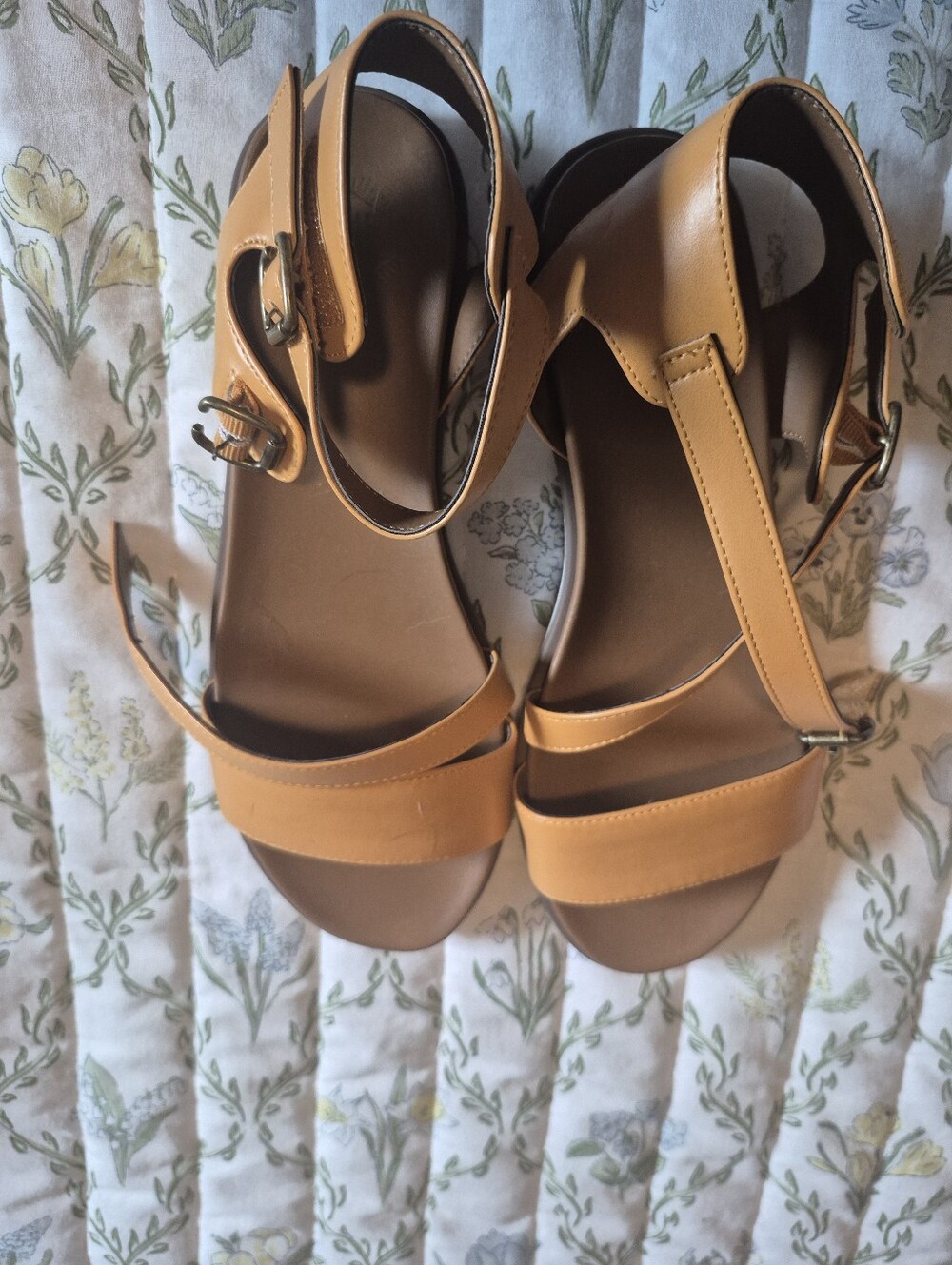 Women’s Tan Ankle-Strap Sandals